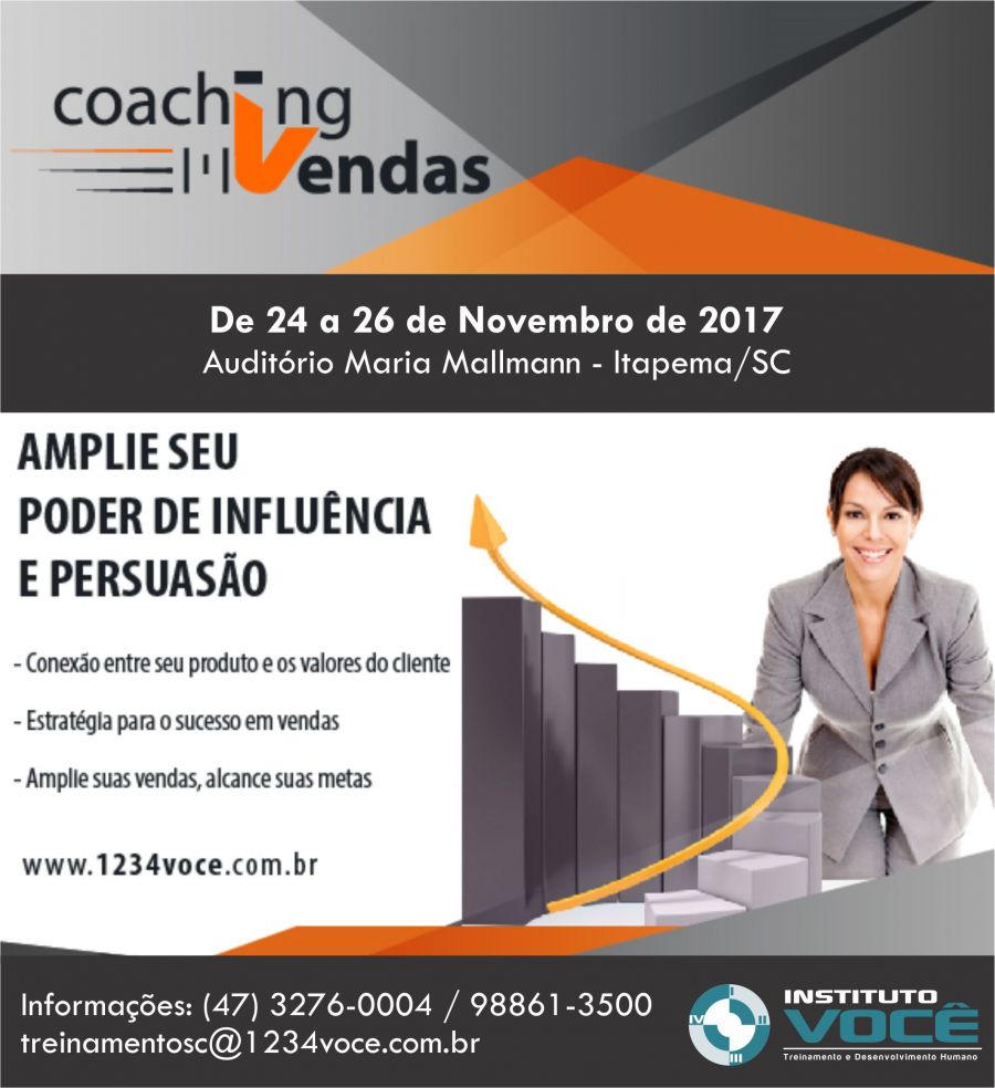Coaching em Vendas - Itapema - Que D+ ; )